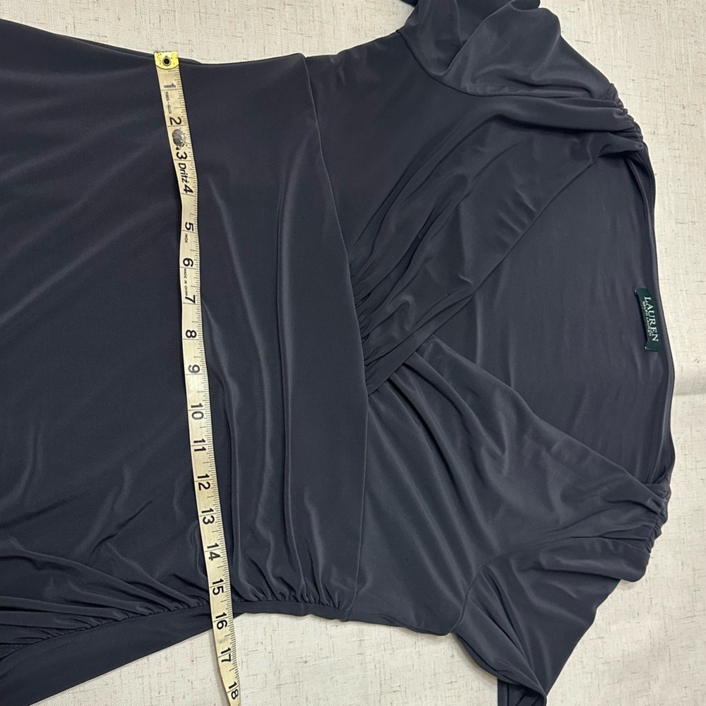 Ralph Lauren Dark Gray Long Sleeve Dress - Picture 9 of 10